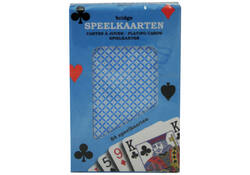 Speelkaarten premium blauw