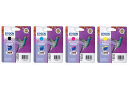 Inktcartridge Epson T0803 rood