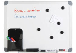 Whiteboard Desq 60x90cm in kunststof draagtas