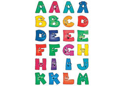 Etiket HERMA 4194 28mm letters a-z gezichten 48stuks