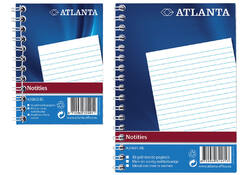 Notitieboek Djois Atlanta A7 lijn 100pagina's met zijspiraal
