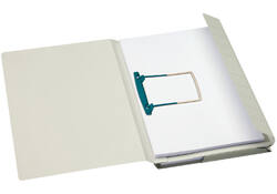 Combimap Secolor folio 1 klep recycled 250gr grijs