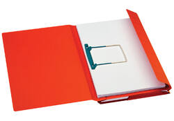 Combimap Secolor folio 1 klep recycled 250gr rood