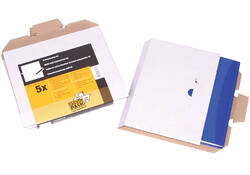 Brievenbusbox CleverPack A5 230x160x26mm karton wit pak à 5 stuks