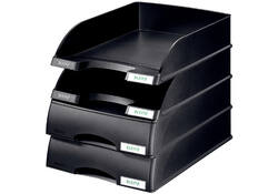 Brievenbak Leitz Plus met lade A4 maxi zwart