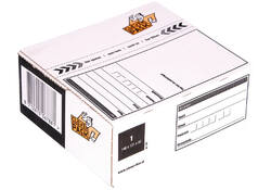 Postpakketbox 1 CleverPack 146x131x56mm wit