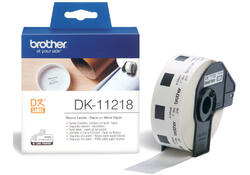 Etiket Brother DK-11218 24mm rond 1000stuks