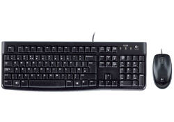 Toetsenbord Logitech K120 Qwerty +muis zwart