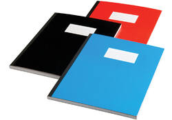 Schrift Qbasic met harde kaft A5 160blz lijn assorti