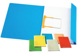 Clipmap Secolor A4 100% gerecycled karton 250gr blauw verpakt per 10 stuks