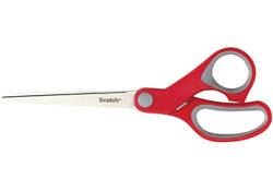 Schaar Scotch 18cm comfort rood blister