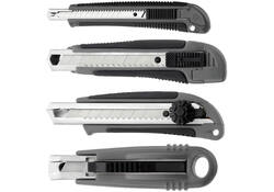 Snijmes Westcott professional 9mm met schuifsluiting grijs/zwart