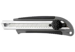 Snijmes Westcott professional 18mm met draaisluiting grijs/zwart