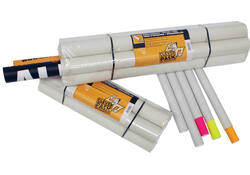Verzendkoker CleverPack A0 850x50x1.5 met doppen wit pak à 5 stuks