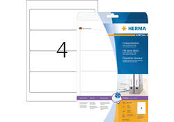 Rugetiket HERMA 5095 breed 61x192mm zelfklevend wit