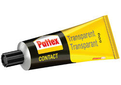 Contactlijm Pattex transparant tube 50gram op blister