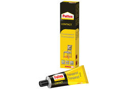 Contactlijm Pattex transparant tube 50gram op blister