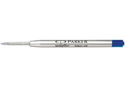 Balpenvulling Parker Quinkflow fijn blauw blister à 1 stuk