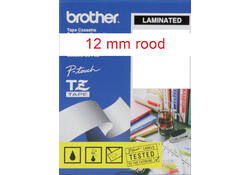 Labeltape Brother P-touch TZE-232 12mm rood op wit