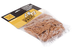 Elastiek CleverPack smal 65mmx1.5mm 100gr bruin
