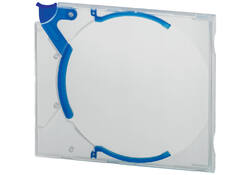 Cd opbergbox Quickflip standaard blauw 5stuks