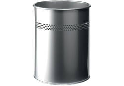 Papierbak Durable 3300-23 15liter 30mm perforatie zilver