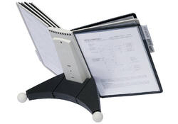 Bureaustandaard Durable 5632 Sherpa met 10-tassen zwart/grij