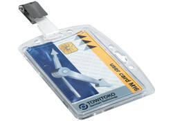 Veiligheidspashouder Durable 8005 dicht met clip 54x85mm