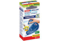 Correctietape tesa® ecoLogo® rechts & linkshandig 10mx4,2mm hangdoosje