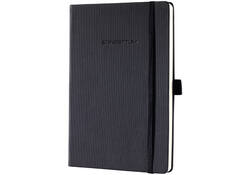 Notitieboek Sigel Conceptum Pure A5 194blz 80gr blanco zwart