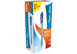 Balpen Paper Mate Inkjoy 100RT medium blauw