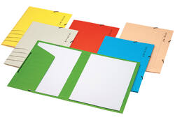 Elastomap Secolor Folio 100% gerecycled karton 250 gr Rood