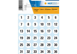Etiket HERMA 4124 12mm getallen 1-240 240stuks