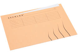 Vouwmap Secolor A4 ongelijk 225gr chamois