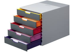 Ladenbox Durable Varicolor 5 laden grijs