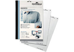 Naambadge etiket Durable 8334 40x75mm zelfklevend wit