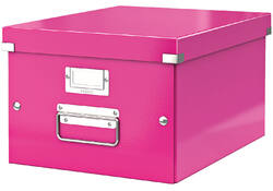 Opbergbox Leitz WOW Click & Store 281x200x370mm roze
