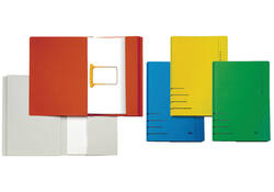 Combimap Secolor folio 1 klep recycled 250gr rood