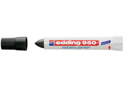 Viltstift edding 950 pastamarker industry rond 10mm zwart