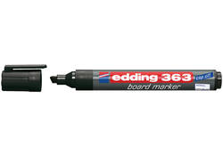 Viltstift edding 363 whiteboard schuin 1-5mm zwart