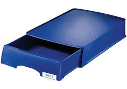 Brievenbak Leitz Plus met lade A4 maxi blauw