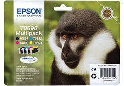 Inktcartridge Epson T0895 zwart + 3 kleuren