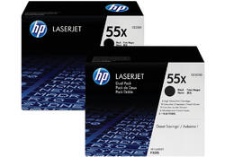Tonercartridge HP CE255XD 55X zwart 2x