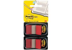 Indextabs Post-it 680 25.4x43.2mm duopack rood 2x 50 tabs