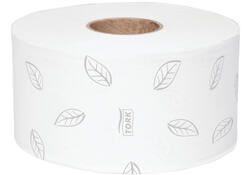 Toiletpapier Tork Mini jumbo T2 premium 3-laags 12x120mtr wit 110255