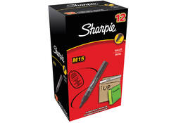 Viltstift Sharpie rond M15 1.8mm zwart