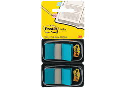 Indextabs Post-it 680 25.4x43.2mm duopack blauw 2x 50 tabs