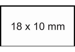Prijsetiket 11x18mm Sato PB1 afneembaar wit