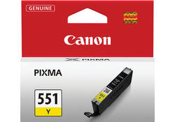 Inktcartridge Canon CLI-551 geel