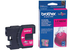 Inktcartridge Brother LC-980M rood
